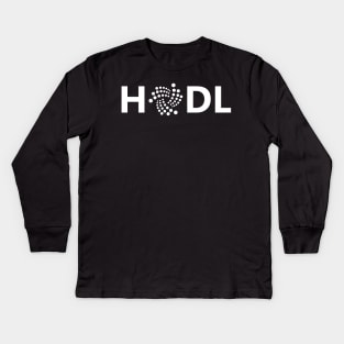 IOTA HODL Kids Long Sleeve T-Shirt